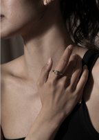 Solar Moissanite ring
