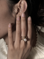 Pearl Orbit Ring