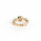 Solar Moissanite ring