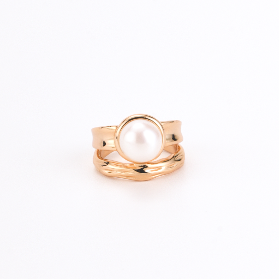Pearl Orbit Ring